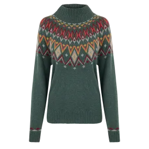 Indu Eco Mock Neck - Forest