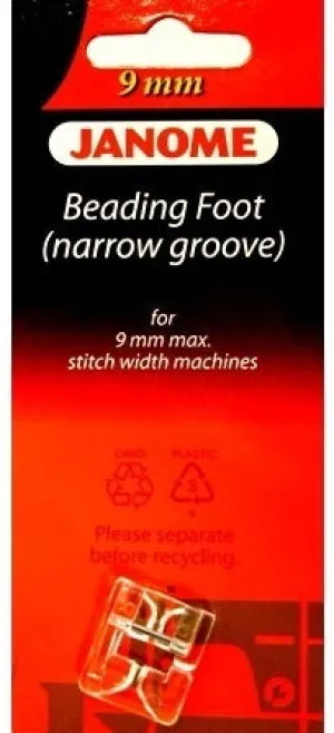Janome Beading Foot (Narrow) For 9mm  #202097006 - 5 LEFT!