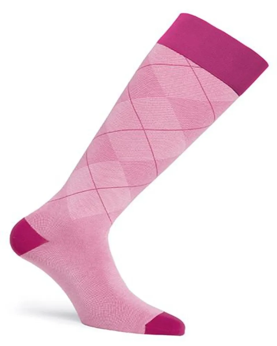 Jobst Casual Pattern Closed Toe Knee Highs 15-20 mmHg
