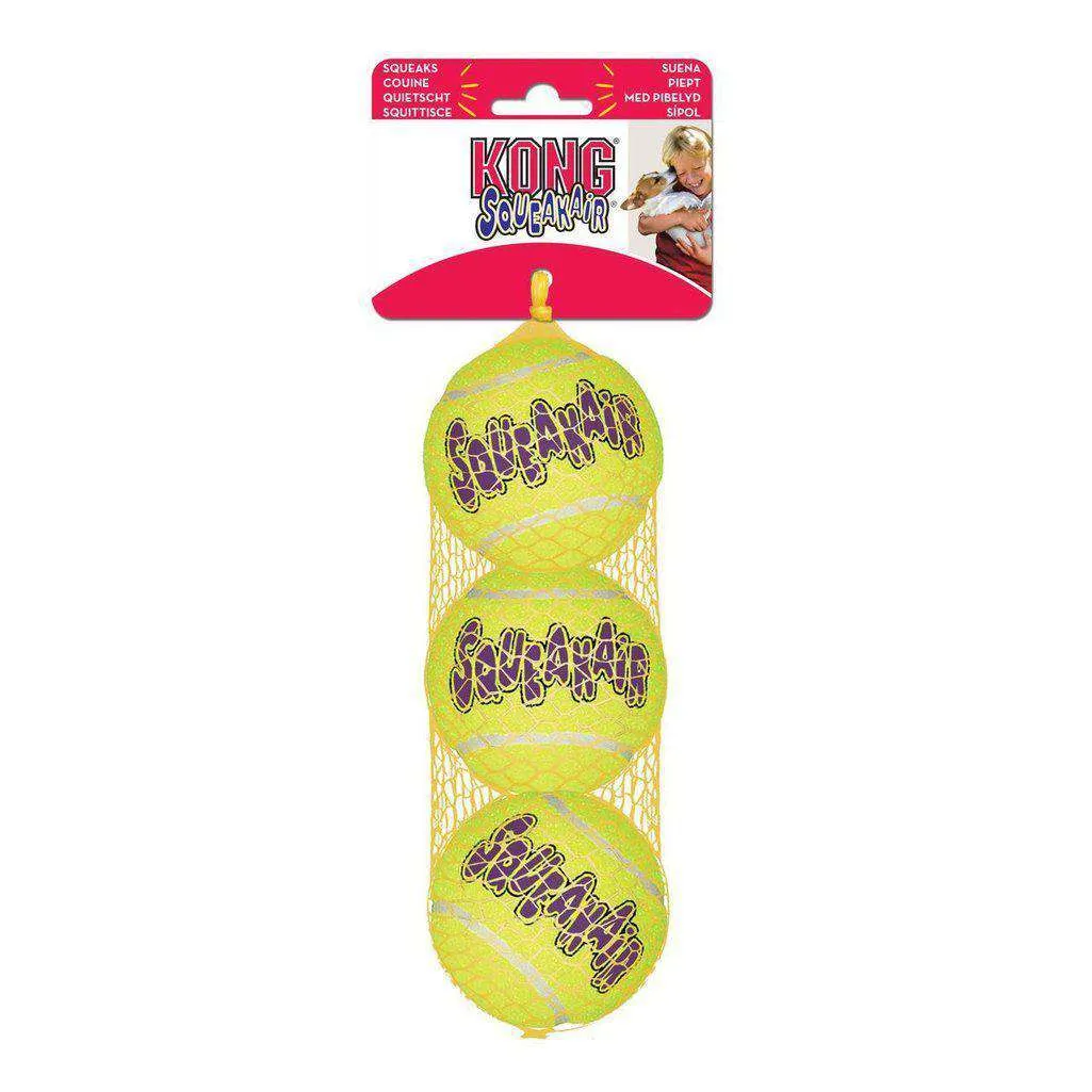 KONG Air Dog Squeakers Tennis Balls