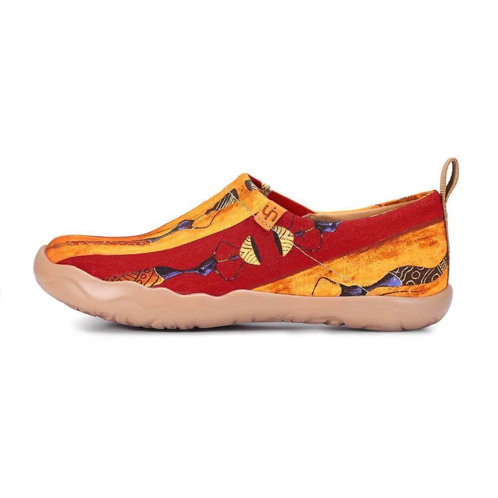 LADY WALKING Painted Canvas Shoes