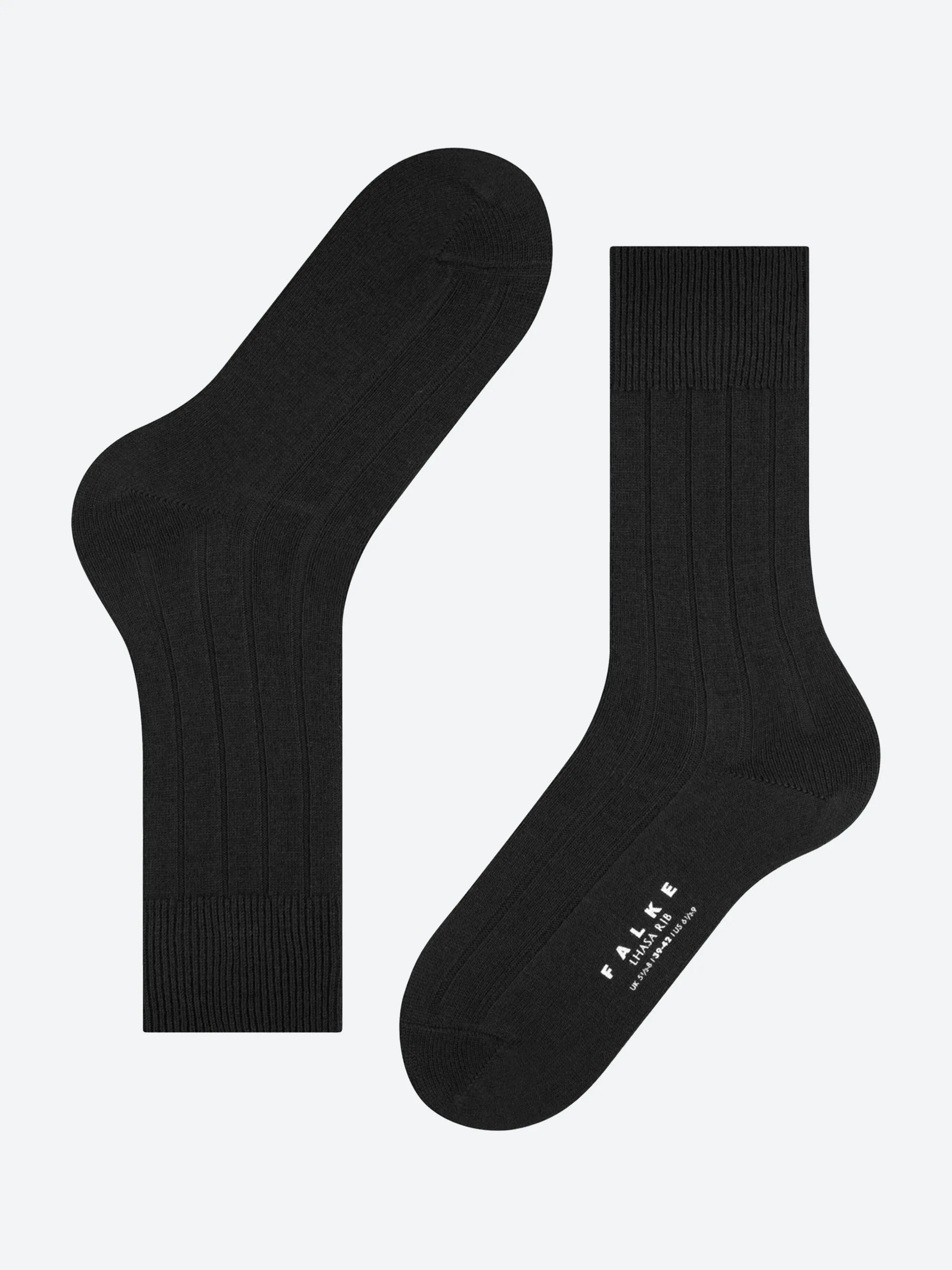 Lhasa Rib Casual Crew Sock