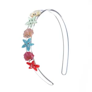 Lilies & Roses Seashells Pearlized Headband