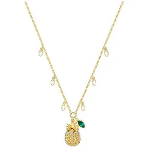 Lime Pineapple Multi-Colored Gold Plating Necklace