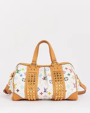 Louis Vuitton White Multi Murakami Monogram Canvas Courtney MM Bag