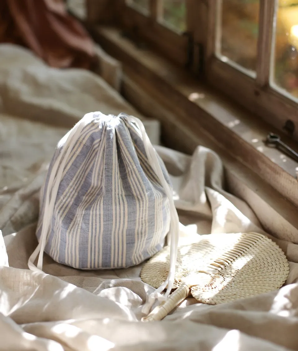 LULU Handwoven Pouch Bag - Riviera