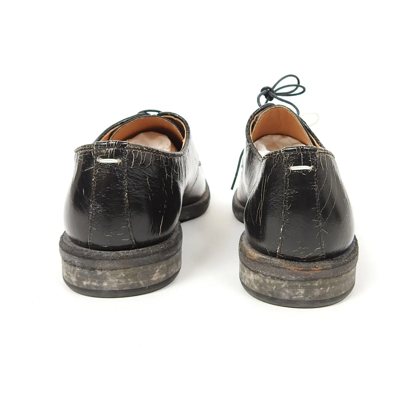 Maison Margiela 2013 Cracked Dress Shoes Size 41