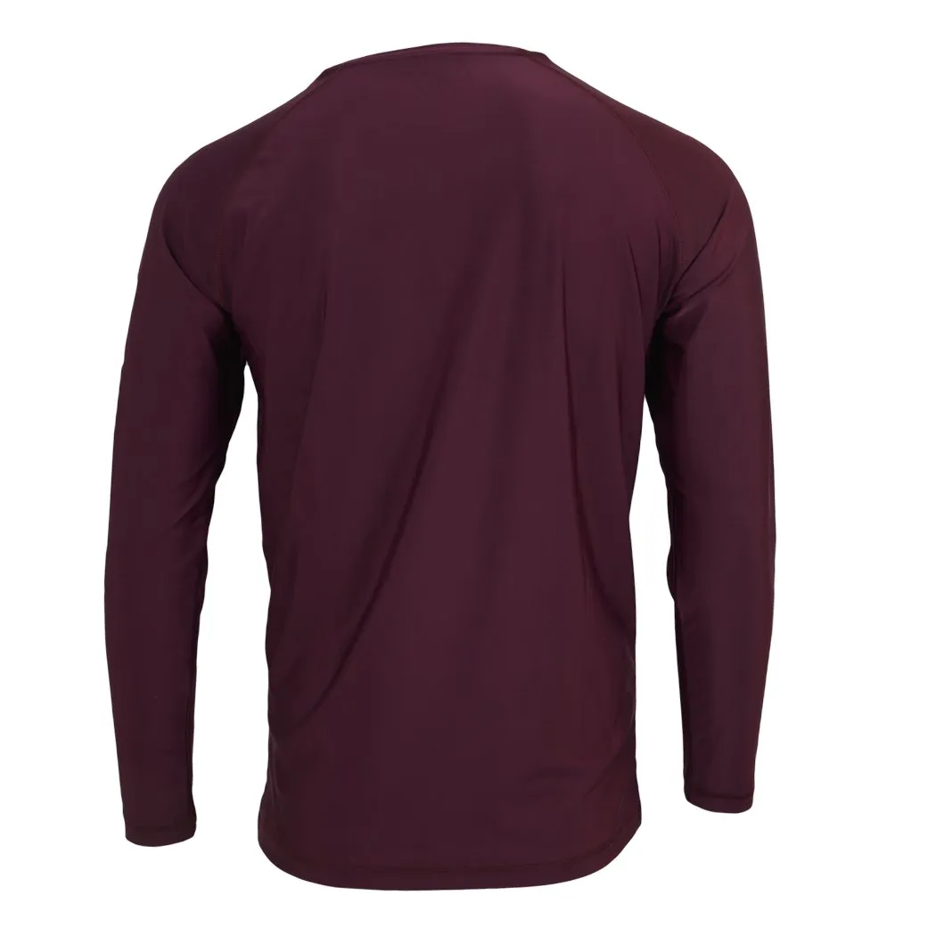 Maroon LONG SLEEVE Performance Fishing Shirt - UBNT