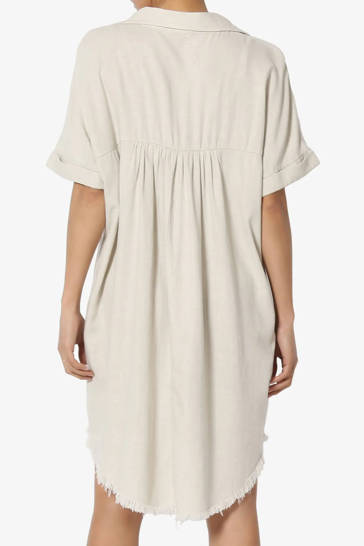 Mayven Linen Oversized Shirt Dress