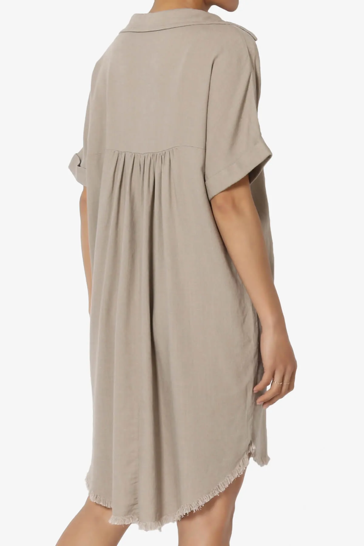 Mayven Linen Oversized Shirt Dress