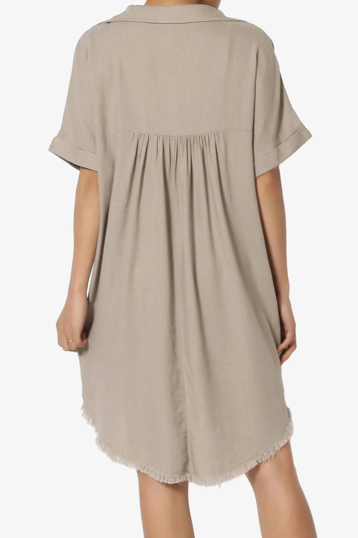 Mayven Linen Oversized Shirt Dress