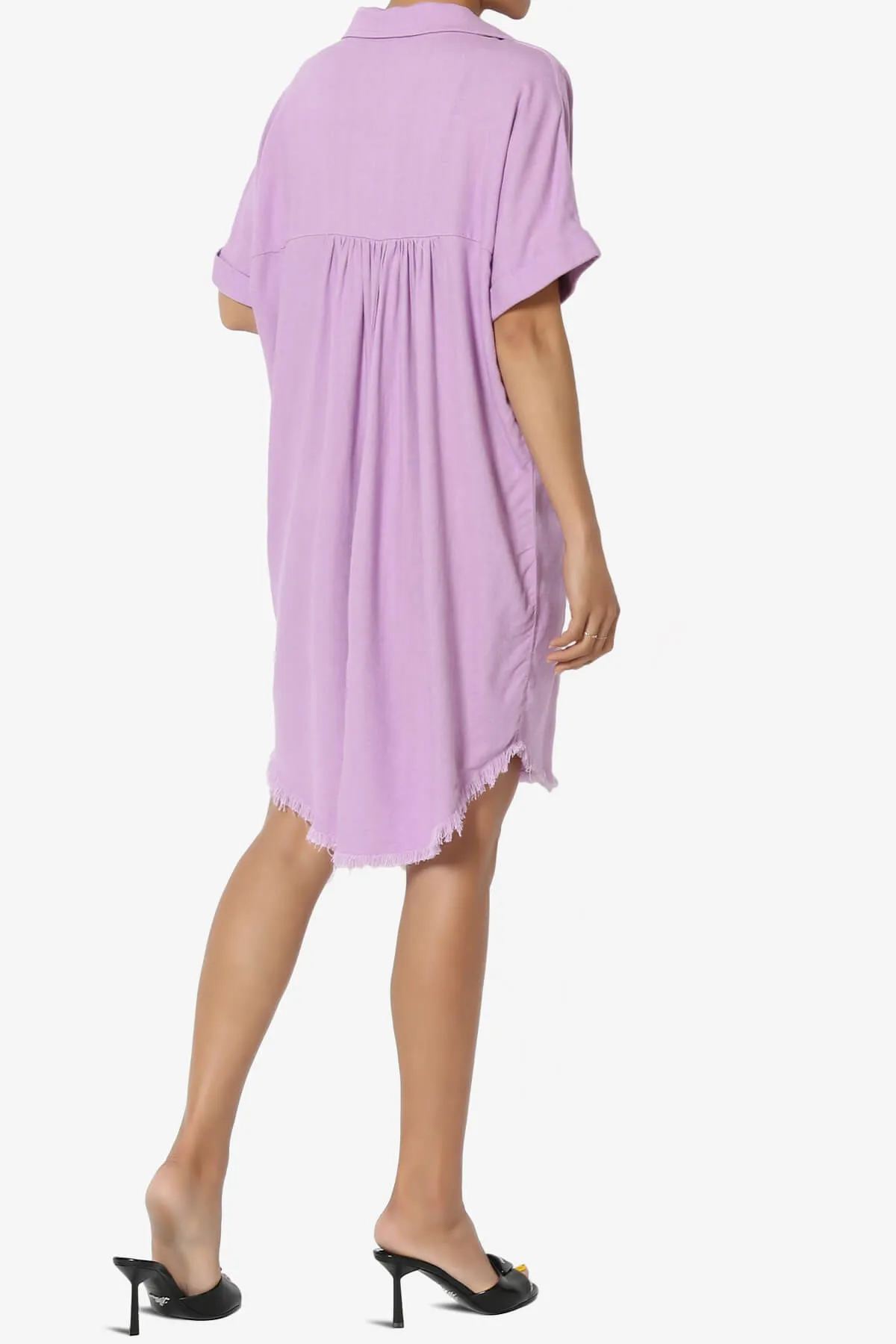 Mayven Linen Oversized Shirt Dress