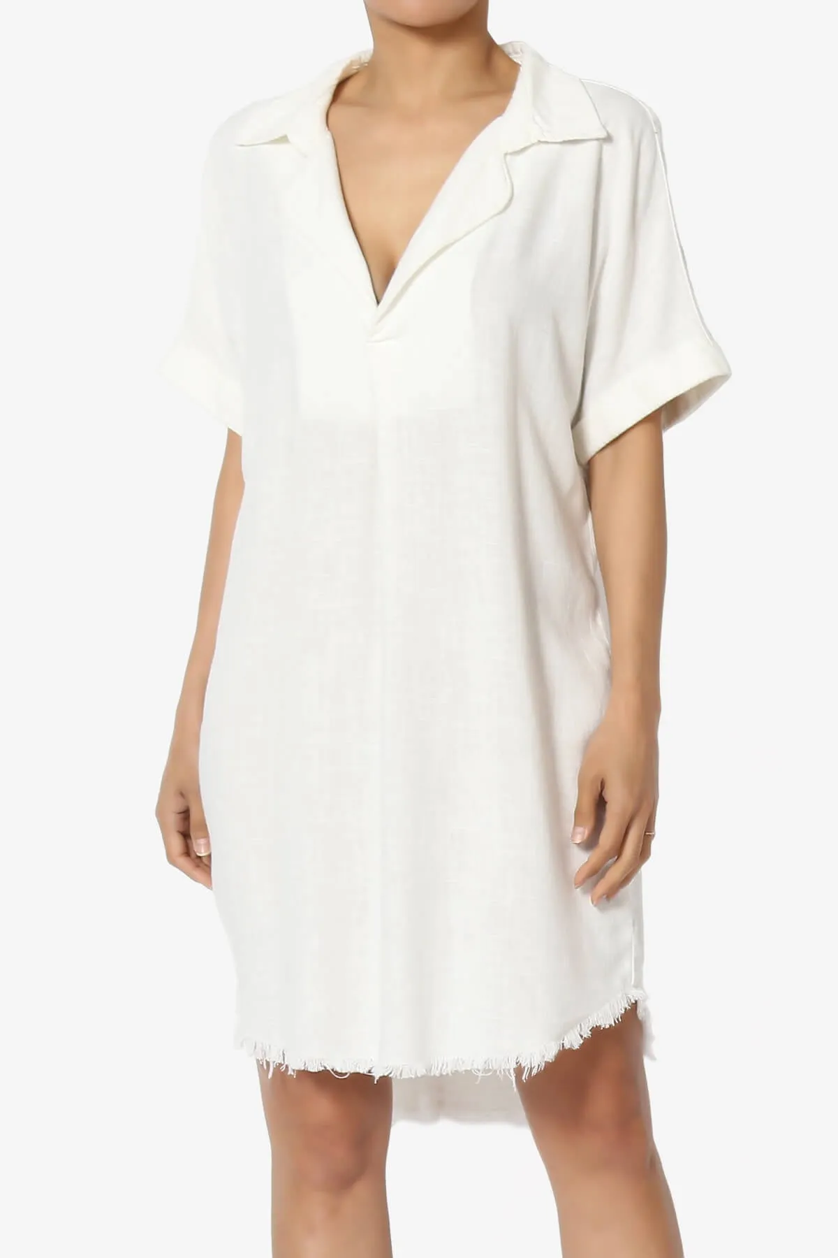 Mayven Linen Oversized Shirt Dress