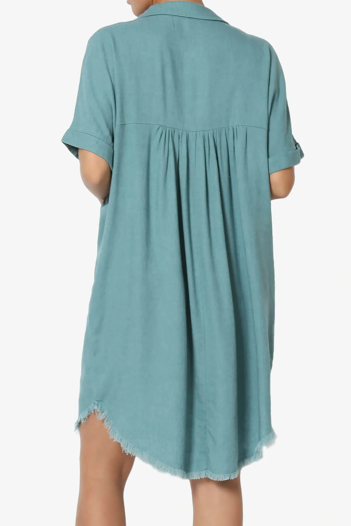 Mayven Linen Oversized Shirt Dress