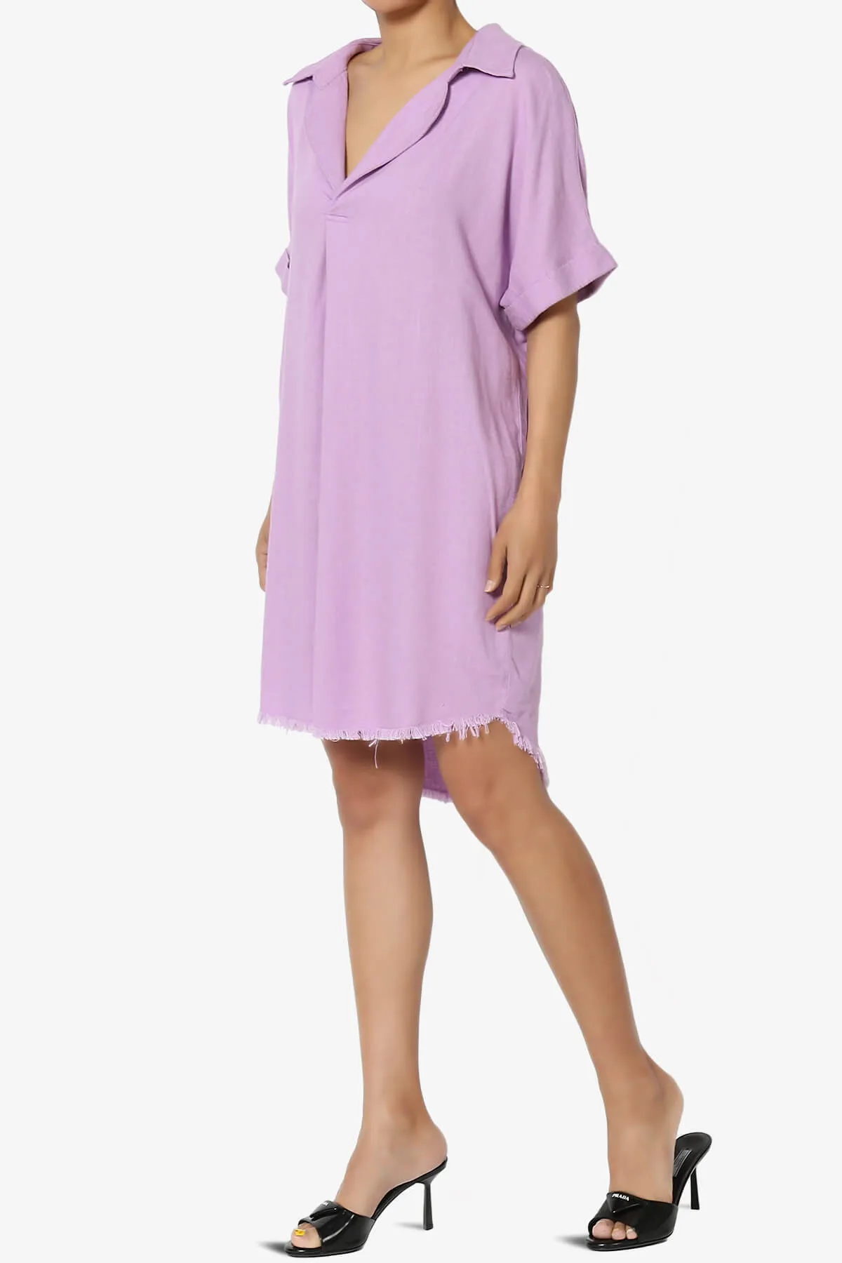 Mayven Linen Oversized Shirt Dress