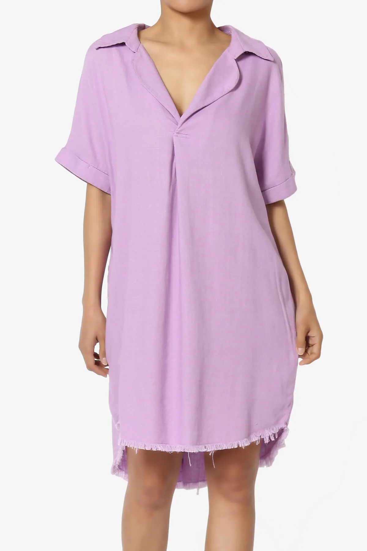 Mayven Linen Oversized Shirt Dress