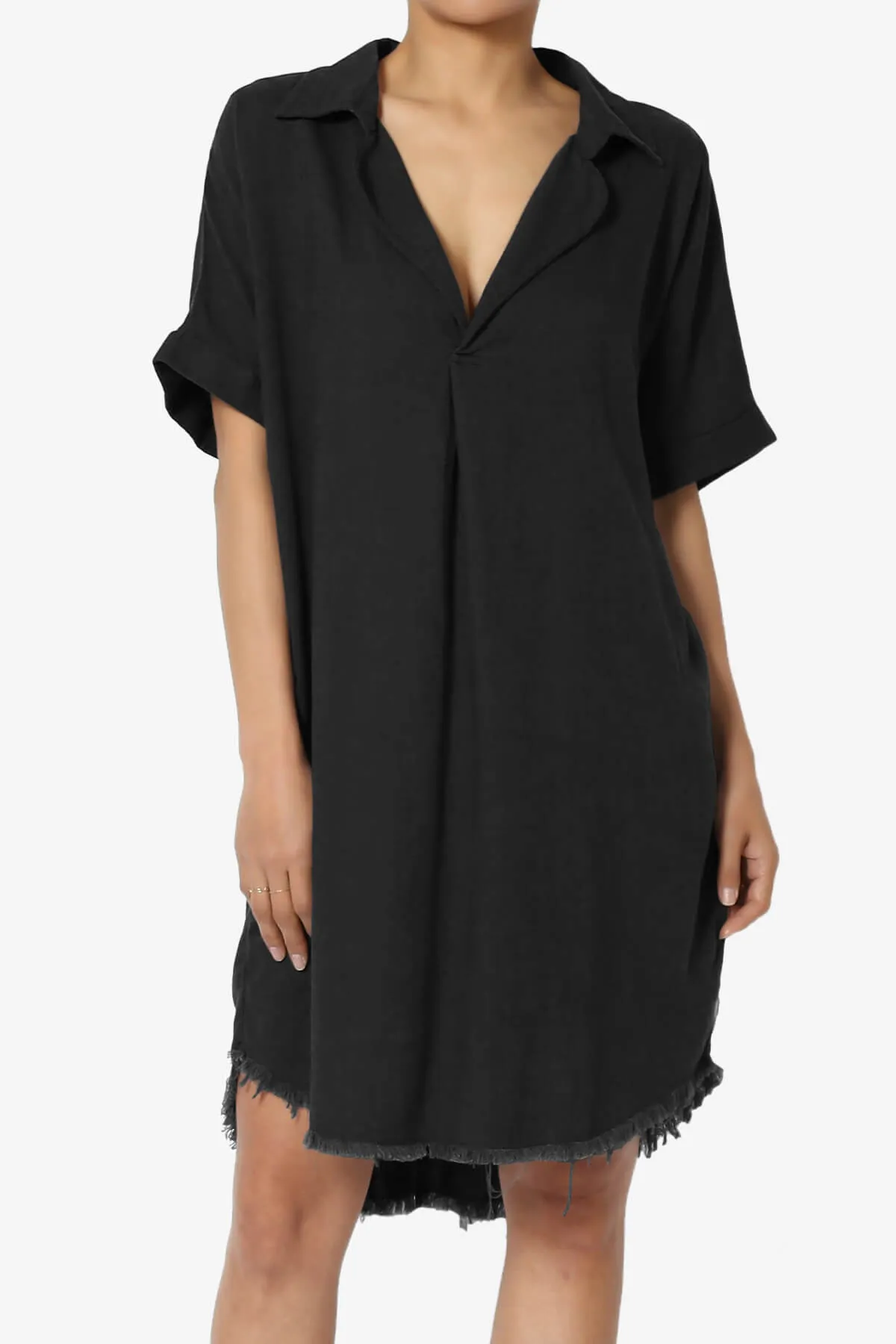 Mayven Linen Oversized Shirt Dress