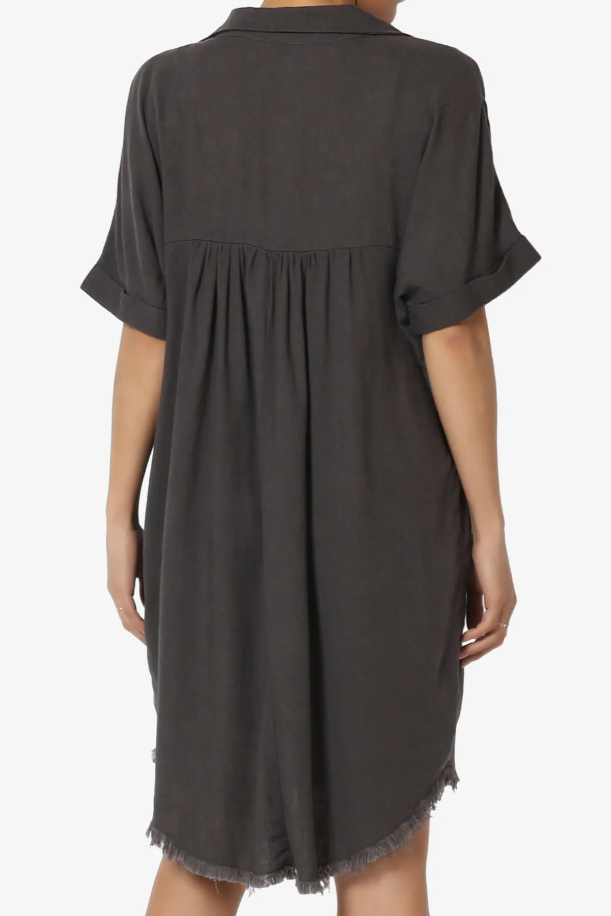 Mayven Linen Oversized Shirt Dress