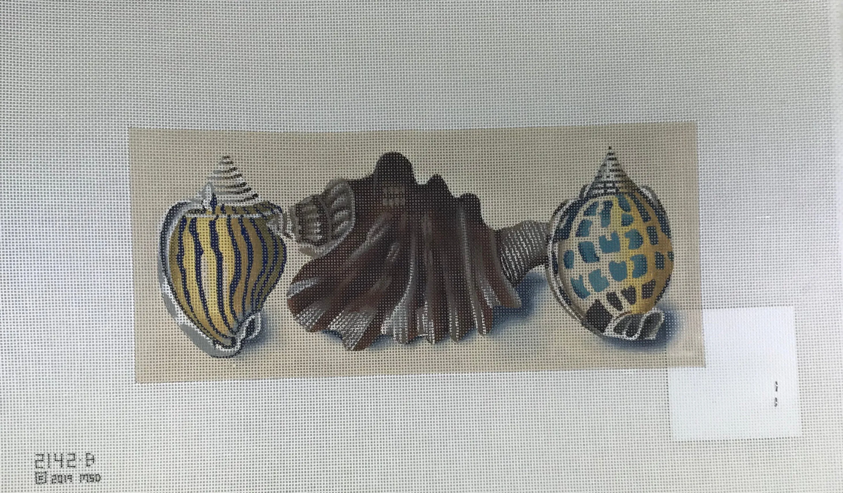 Melissa Shirley 2142-B Blue Stripes - Shells