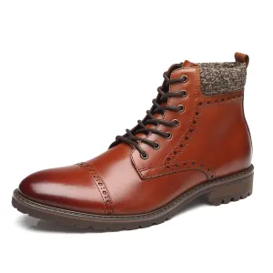 Men's Lace Up Boot Deeno-2-whisky