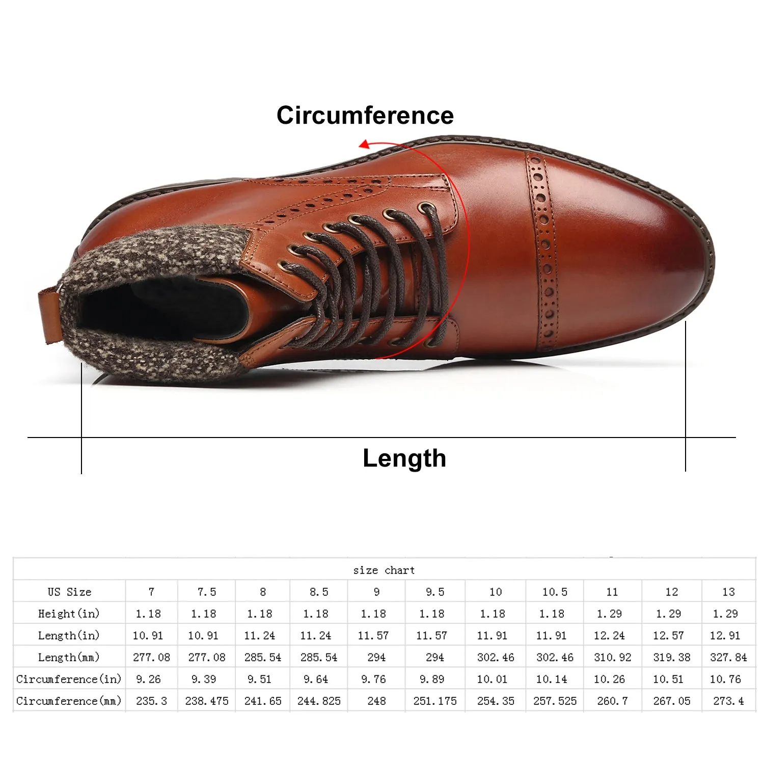 Men's Lace Up Boot Deeno-2-whisky