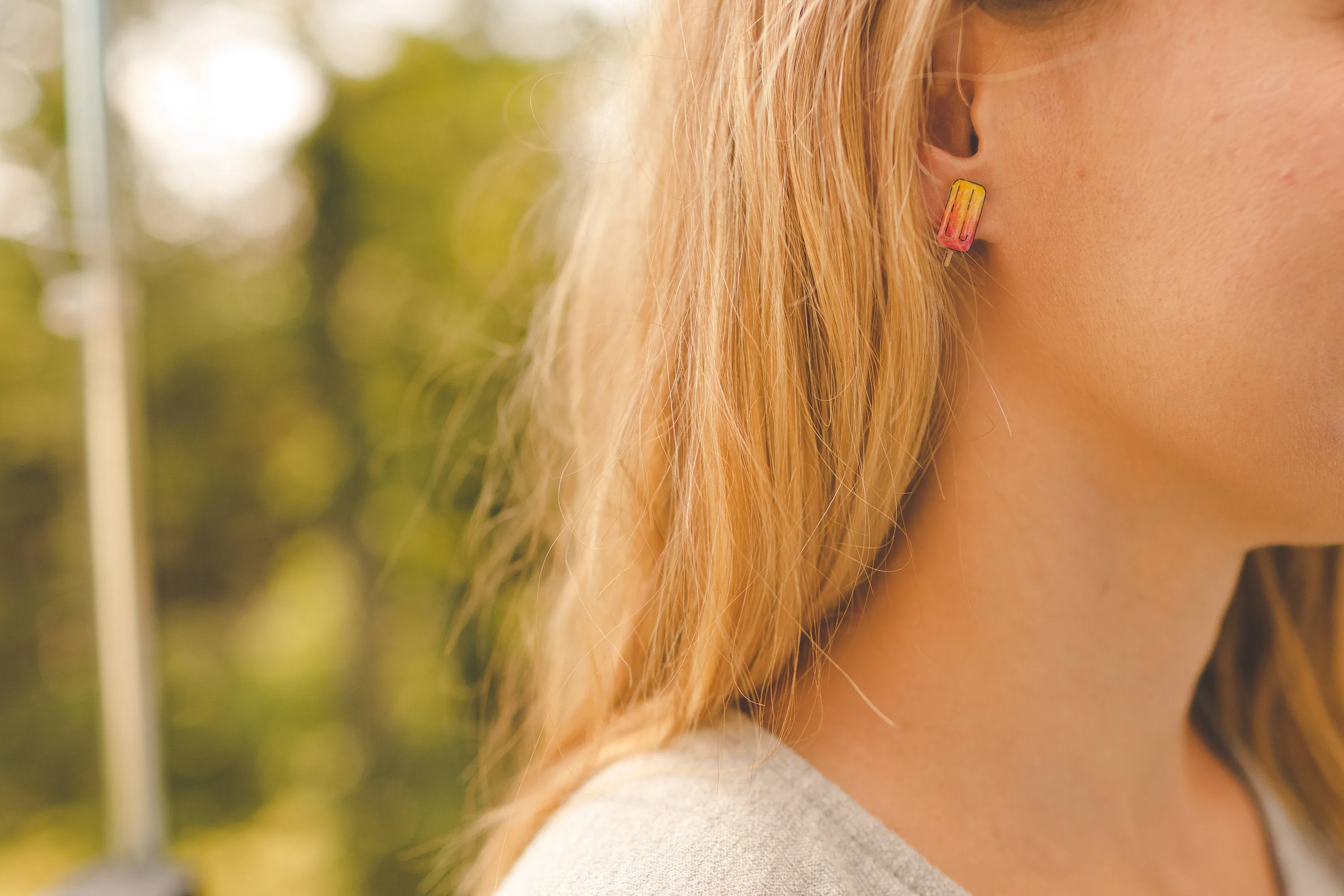 Mexican Paleta Popsicle Stud Earrings