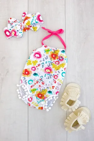 Mini colorful romper
