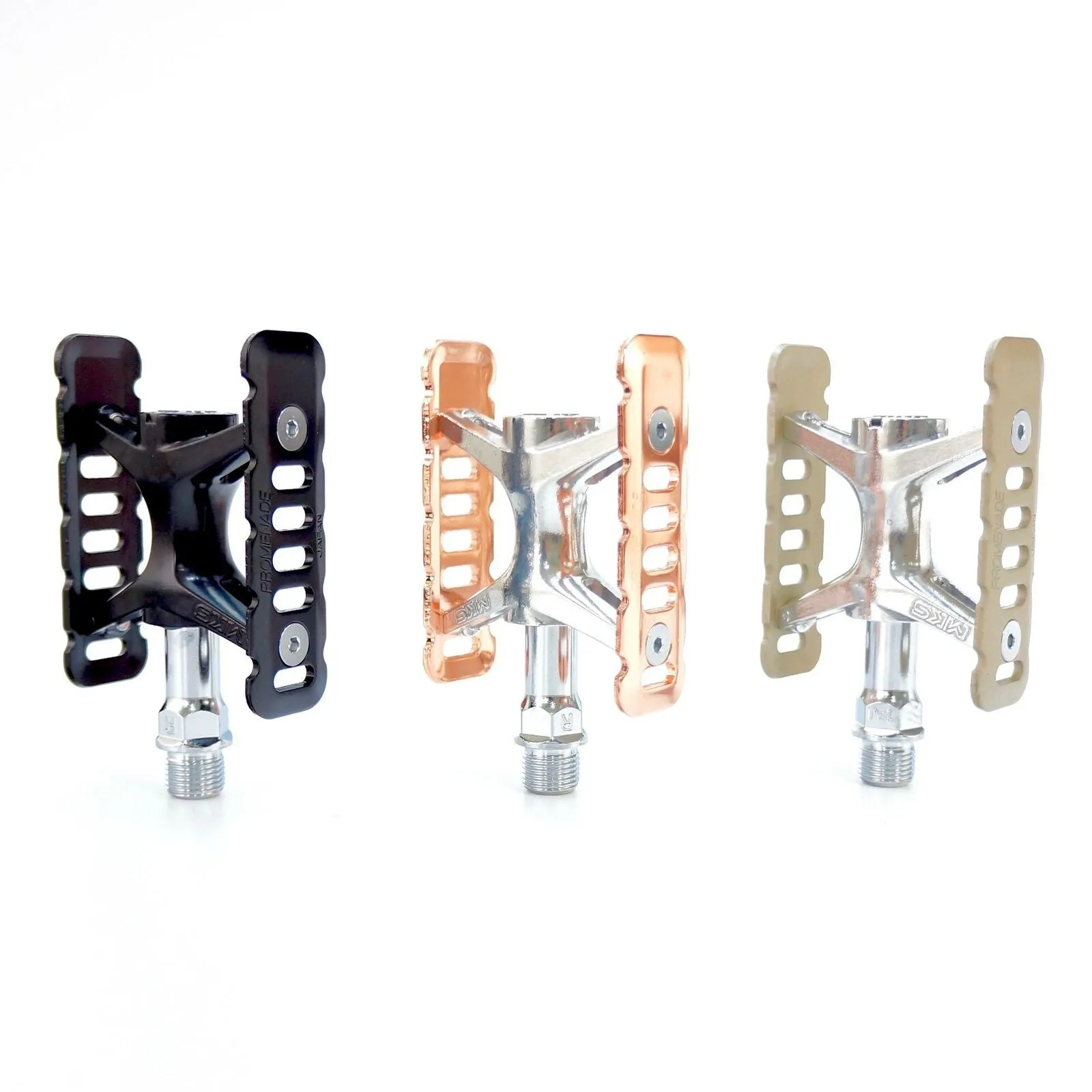 MKS Promenade 9/16" Urban Classic Pedal for Road City Bike Commuter Titan Color