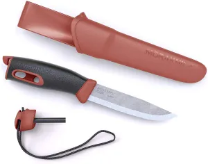 Morakniv Companion Spark Fixed-Blade Outdoor Knife and Fire Starter