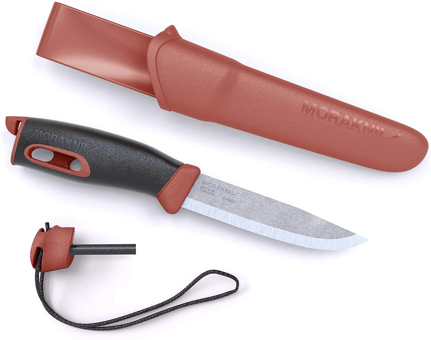 Morakniv Companion Spark Fixed-Blade Outdoor Knife and Fire Starter