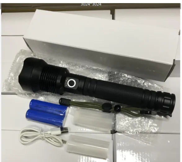 Most Powerful LED Flashlight - Zoom Tactical Torch Flashlight