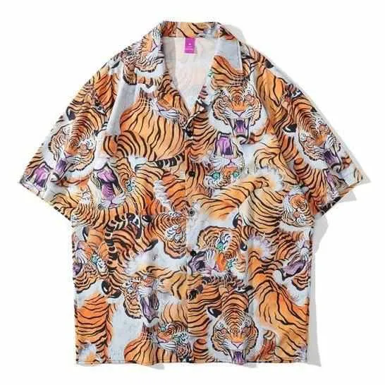 Neo Brawler Tiger Mirage Hawaiian Beach Shirt