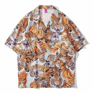 Neo Brawler Tiger Mirage Hawaiian Beach Shirt