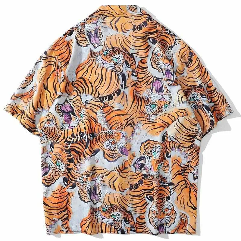Neo Brawler Tiger Mirage Hawaiian Beach Shirt