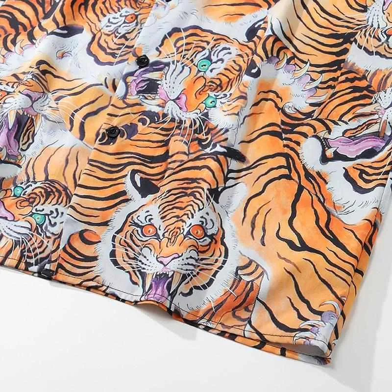 Neo Brawler Tiger Mirage Hawaiian Beach Shirt