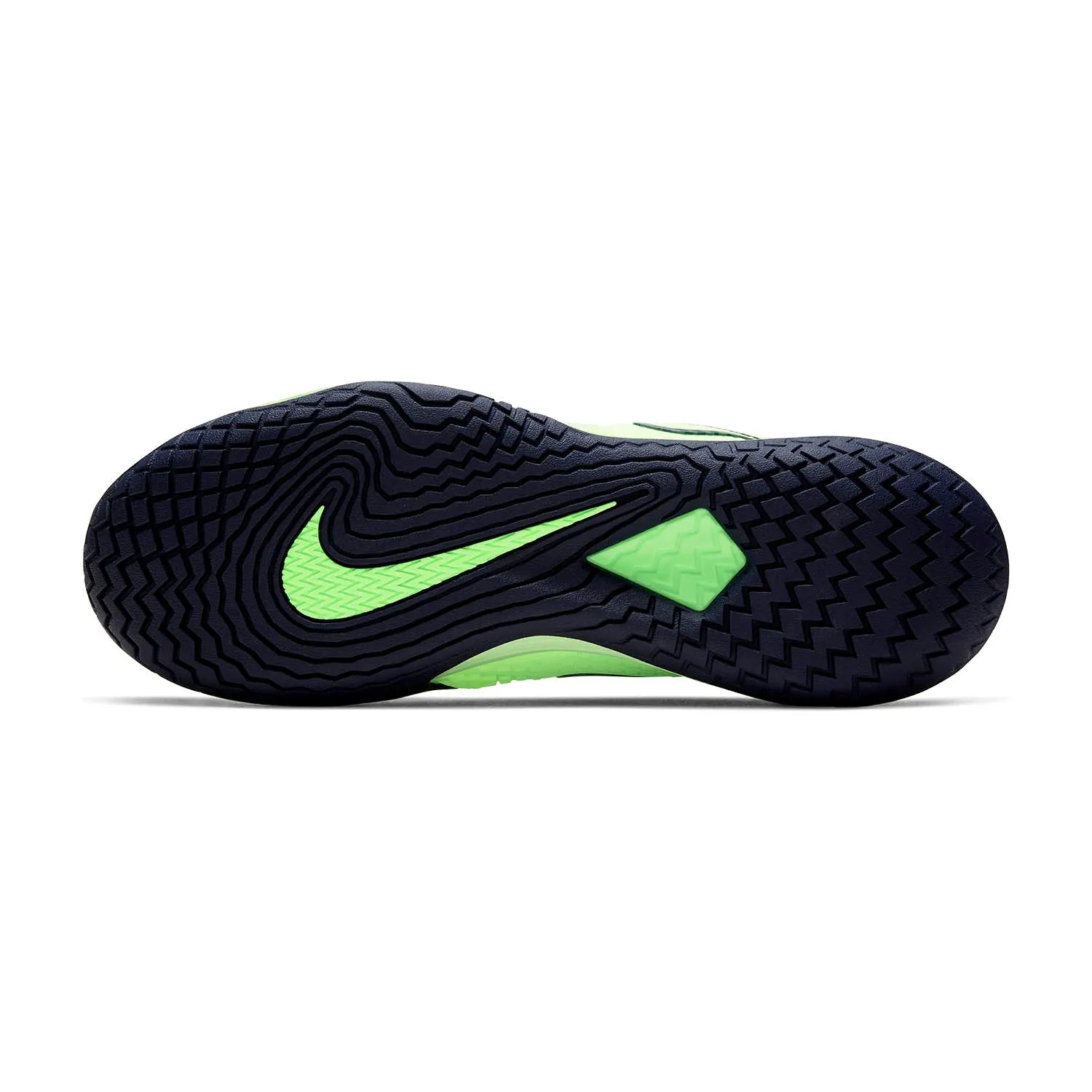 Nike Men's Air Zoom Vapor Cage 4 Tennis Shoes Ghost Green and Barely Volt