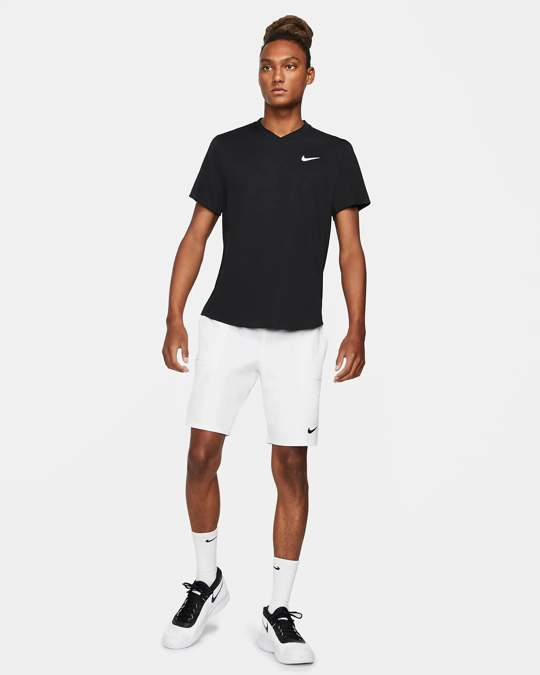 Nike Men's Court Dri-FIT Advantage 9 In Shorts (White)