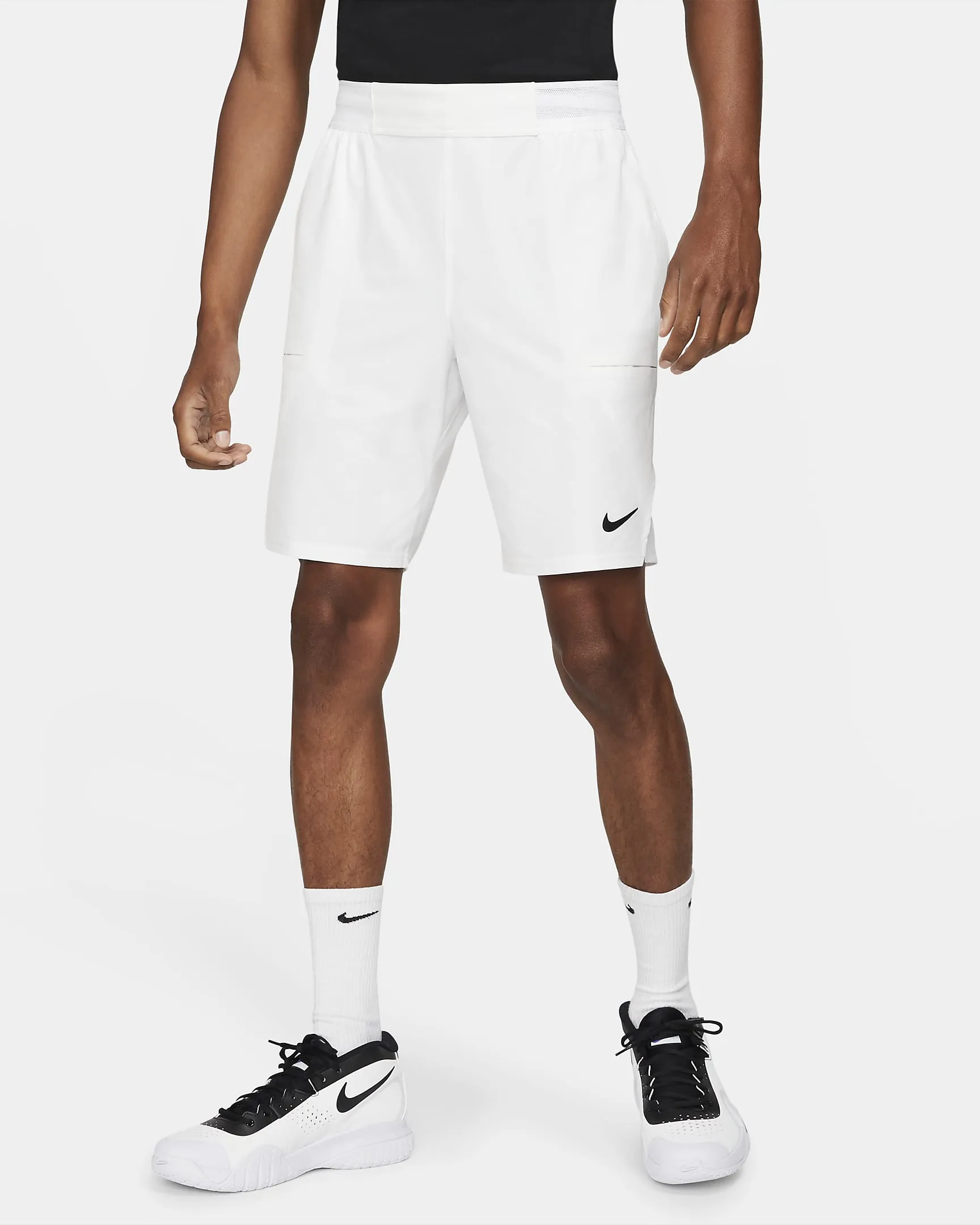 Nike Men's Court Dri-FIT Advantage 9 In Shorts (White)