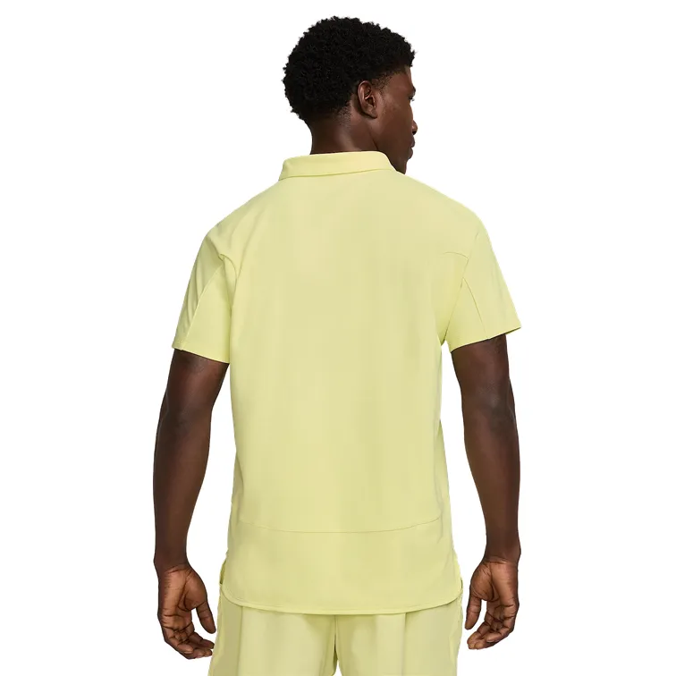 NikeCourt Dri-Fit Advantage Slam Luminous Green & Medium Ash Men's Polo