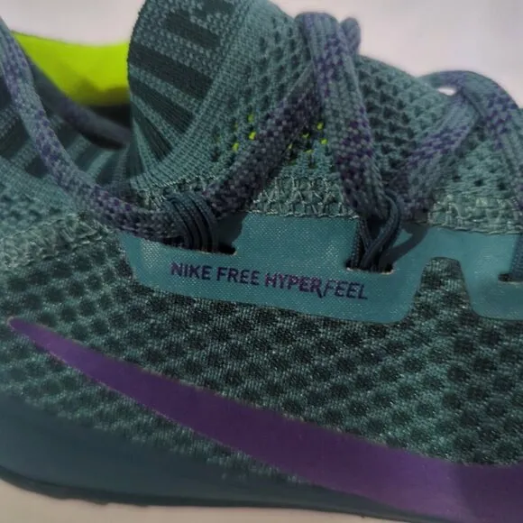 NWOB Nike Free Hyperfeel Trail Running Shoes Women's US 9 616254 Blu Grn Purp