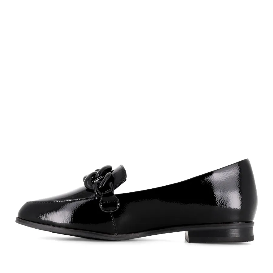 OLANGE XF - BLACK WRINKLE PATENT