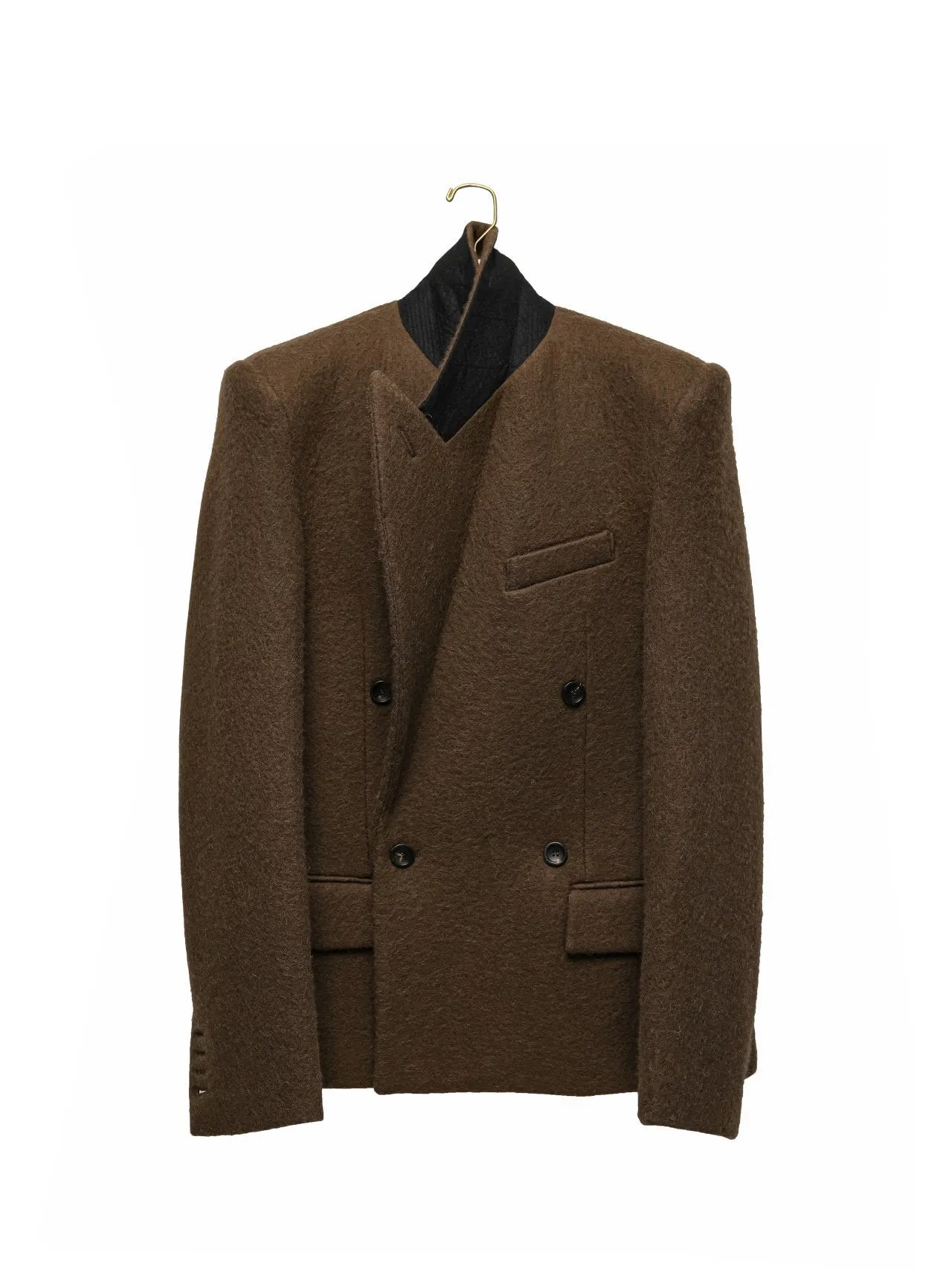 OVERSIZED ANGORA WOOL BLAZER