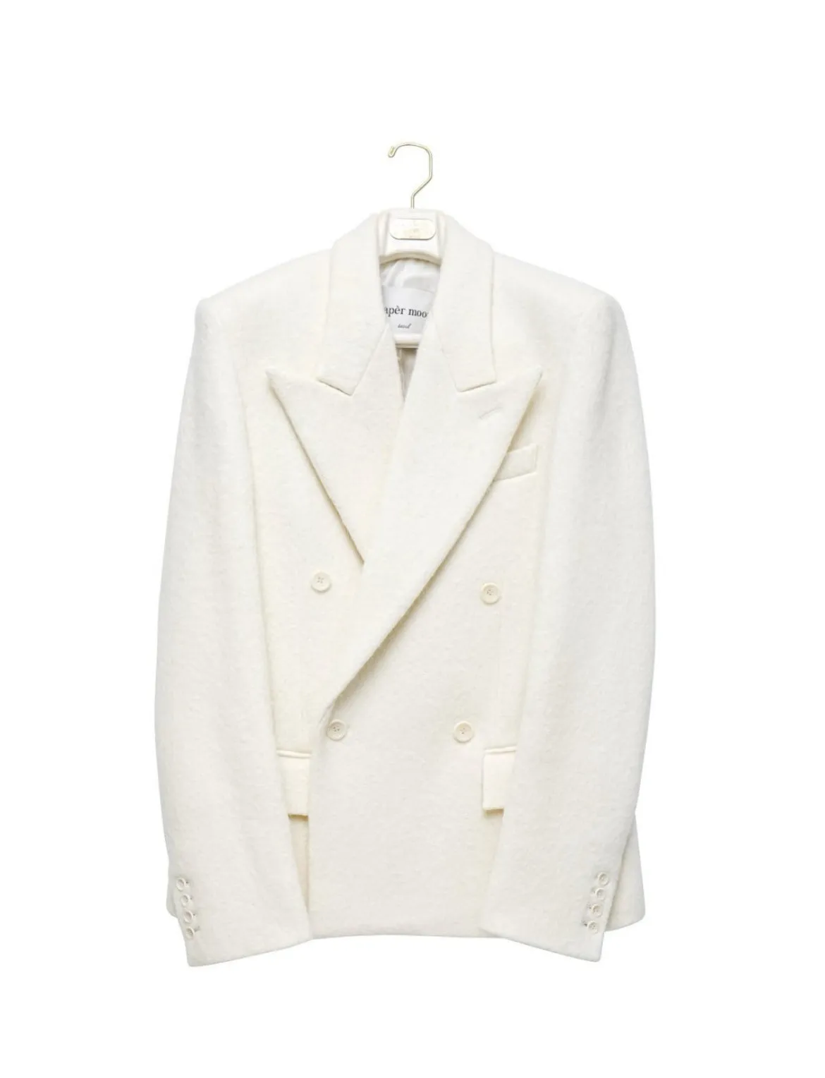 OVERSIZED ANGORA WOOL BLAZER