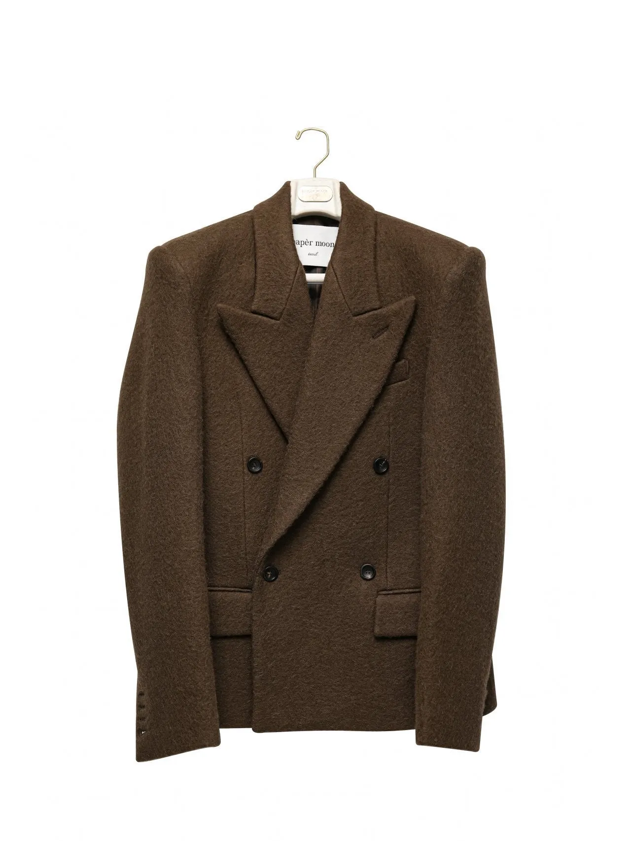 OVERSIZED ANGORA WOOL BLAZER