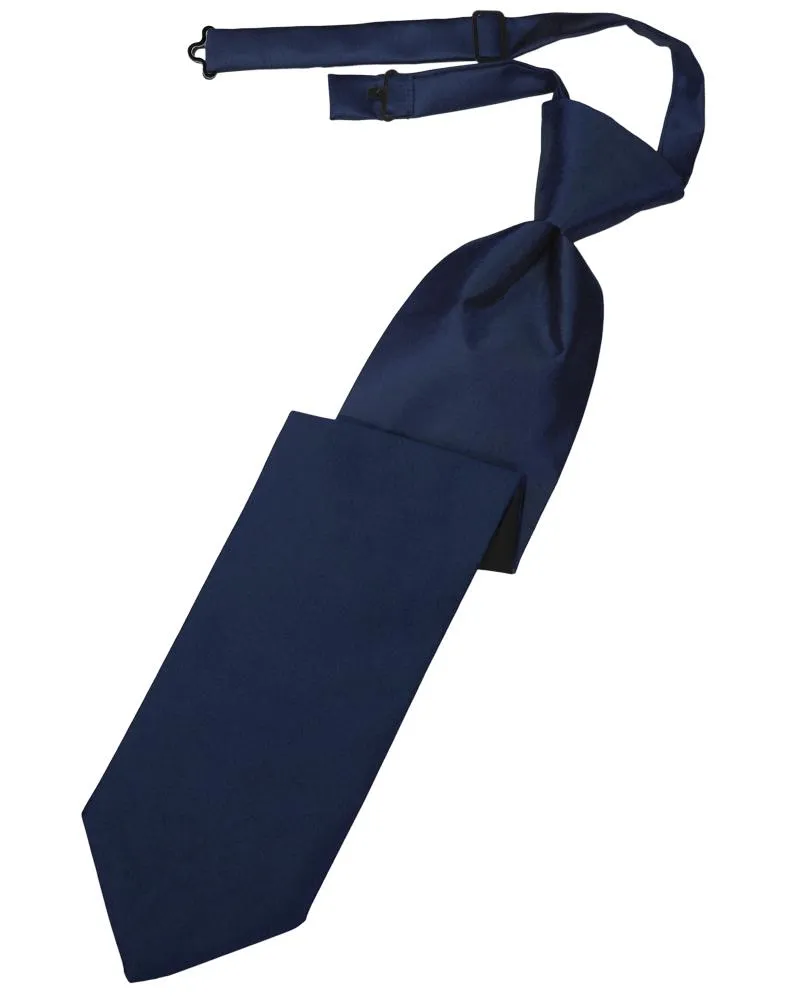 Peacock Luxury Satin Kids Necktie