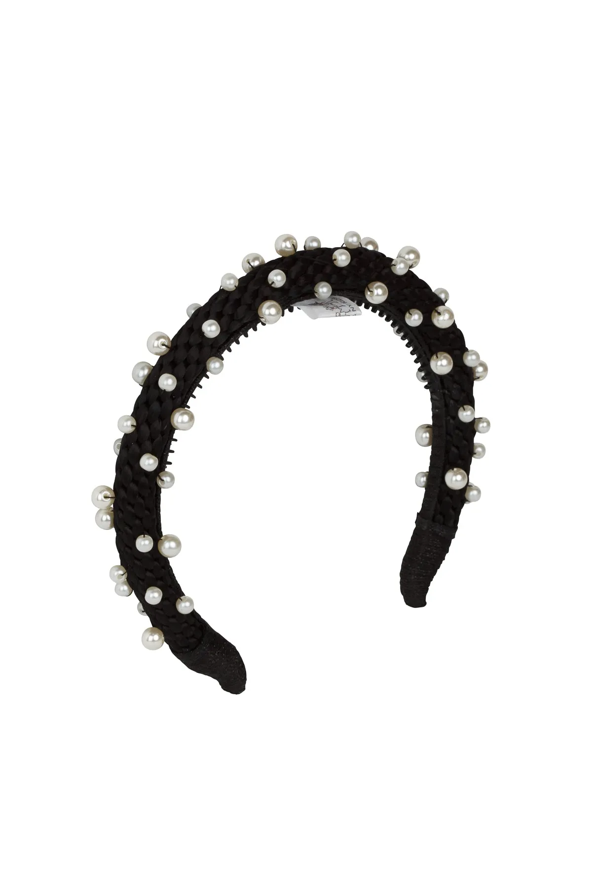 Pearl Queen Headband - Black