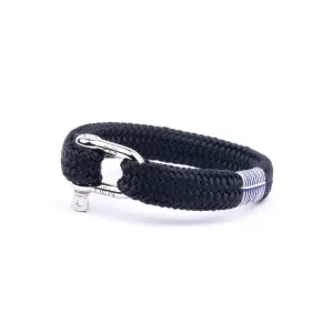 Pig & Hen Gorgeous George Navy | Silver Men's Bracelet