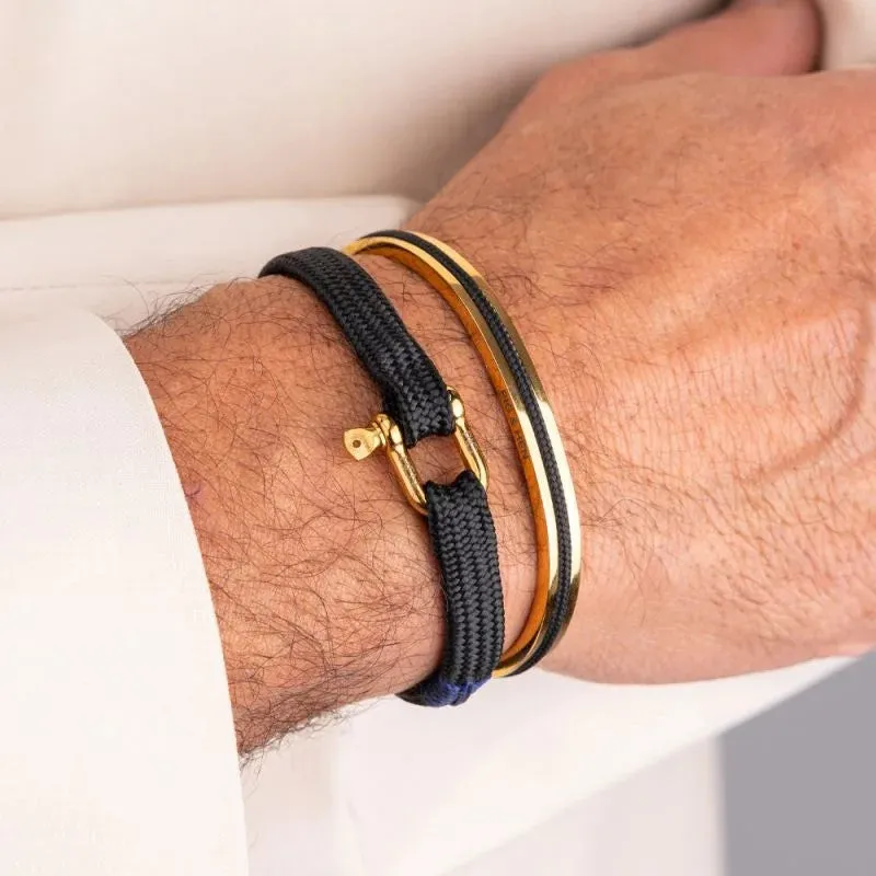 Pig & Hen Vicious Vik Black | Gold Men's Bracelet