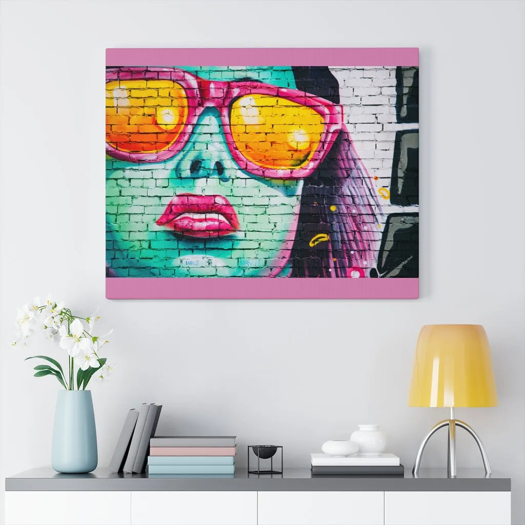 Pink Sunglasses canvas
