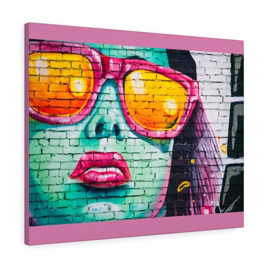 Pink Sunglasses canvas